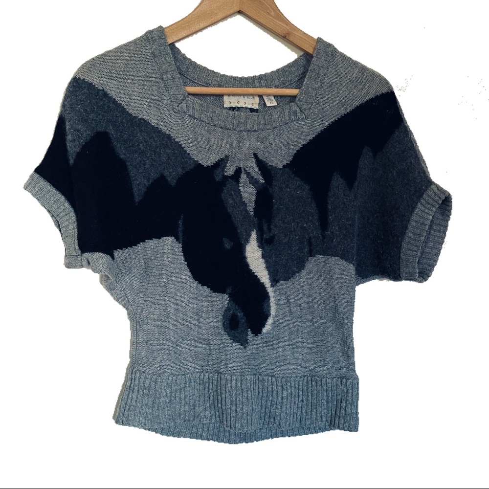 Urban Outfitters Kimchi & Blue Horses Wool Knit Sweater Top